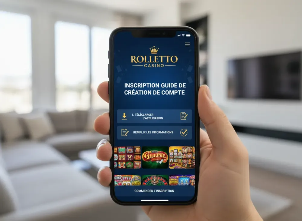 Rolletto casino inscription guide de création de compte